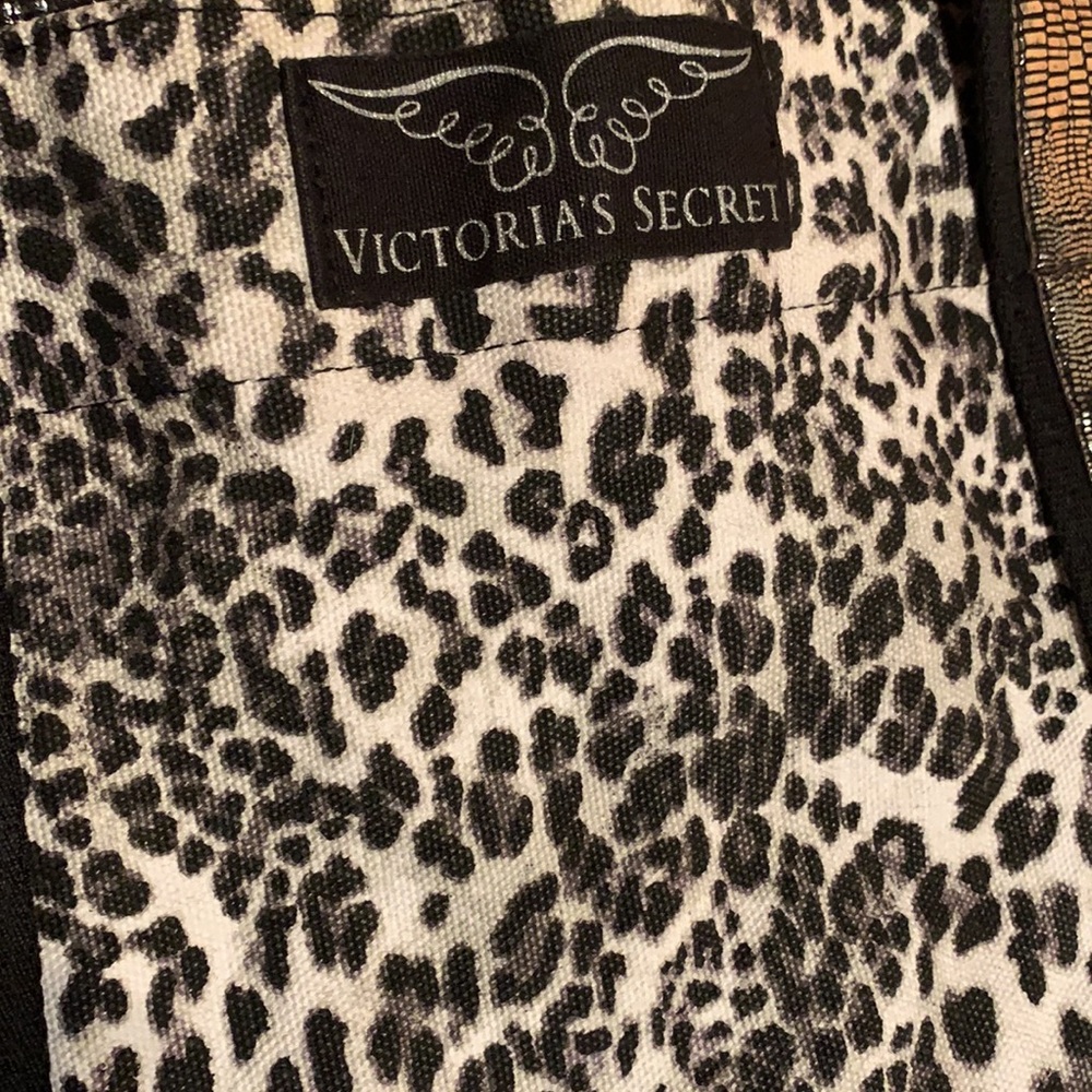 Victoria Secret Leopard print canvas tote